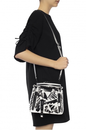 Shoulder bag with a biker jacket effect, zdjęcie 2 Shoulder bag with a biker jacket effect od Moschino